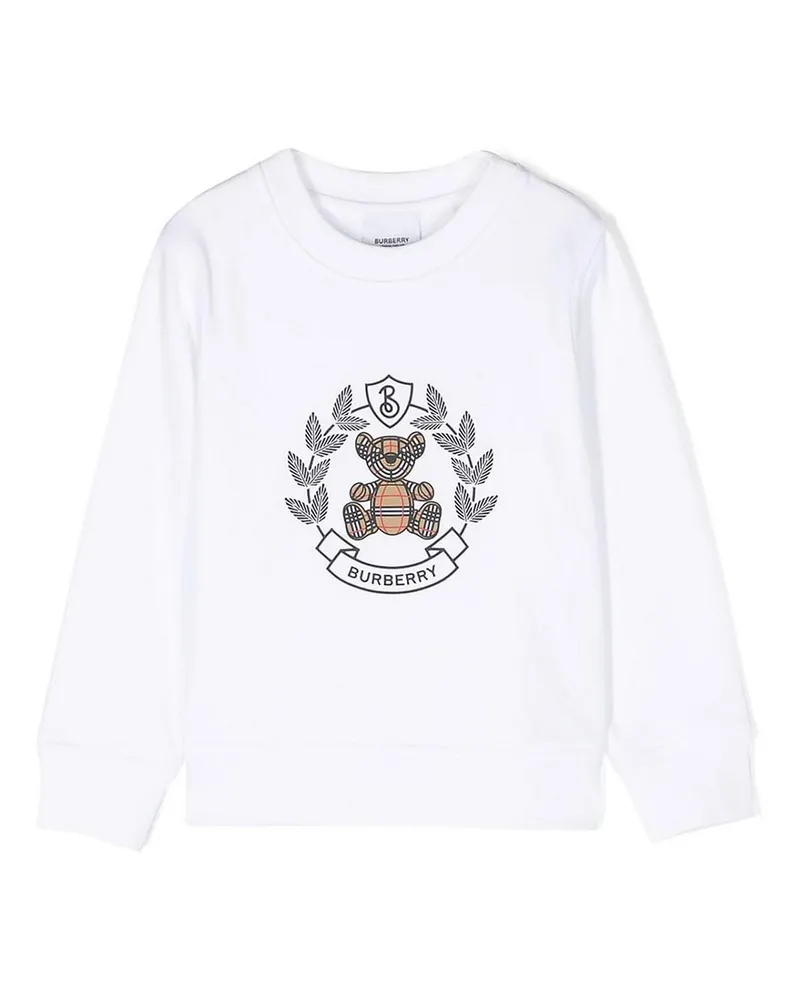 Burberry Rundhalspullover - Weiß Weiß