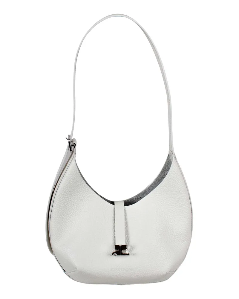 Courrèges Schultertasche - Weiß Weiß