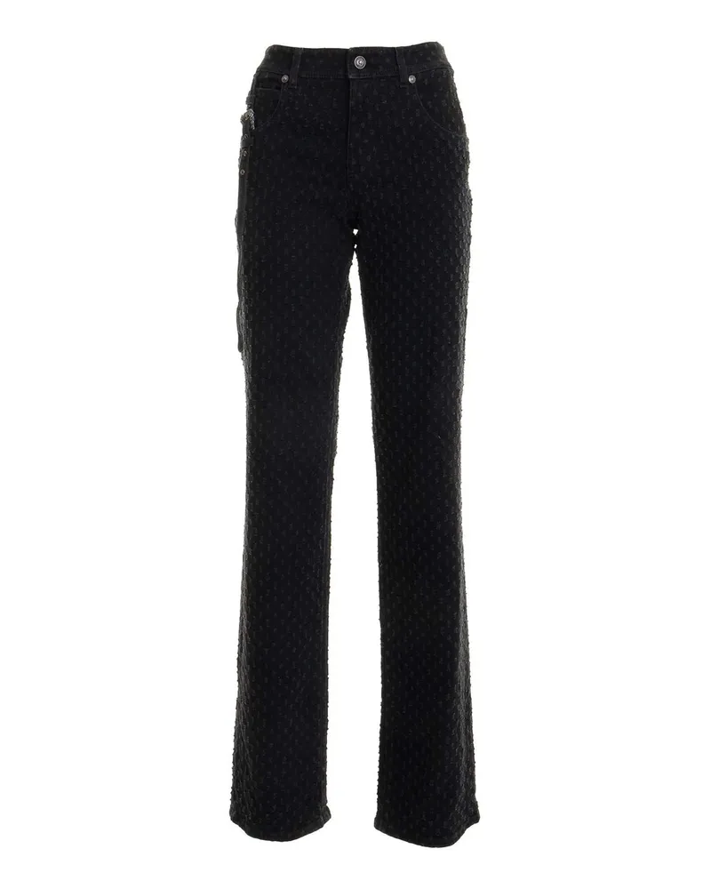 Versace Jeans Bootcut Jeans - Schwarz Schwarz