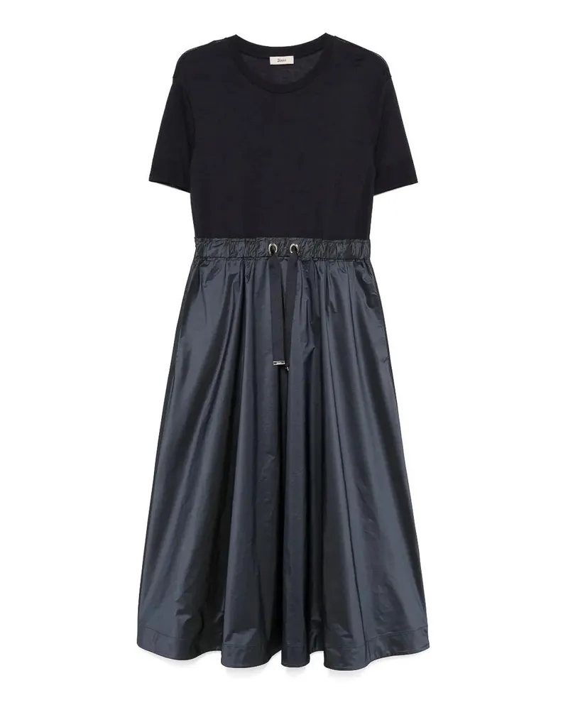 Herno Knielanges Kleid - Blau Blau