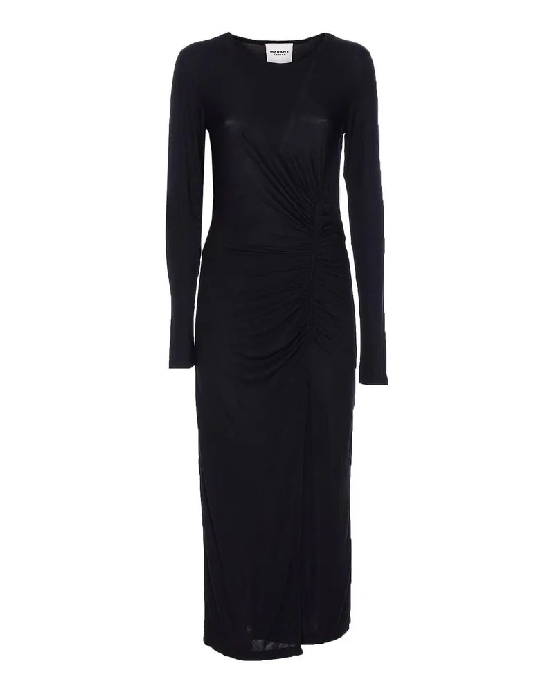 Étoile Isabel Marant Knielanges Kleid - Schwarz Schwarz