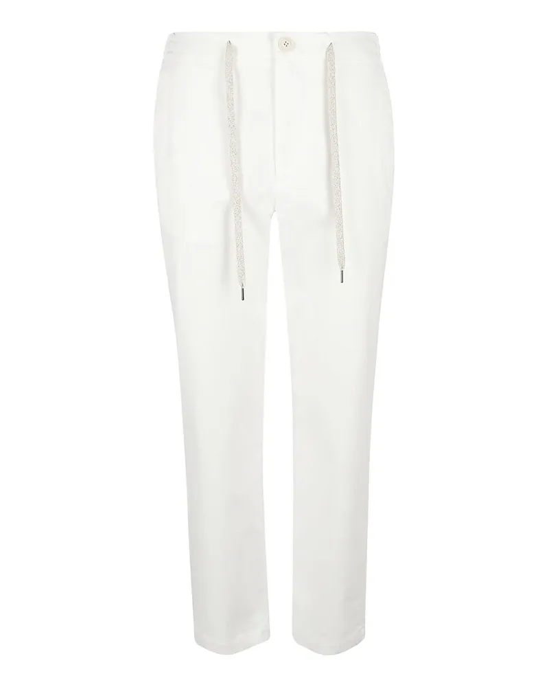 Eleventy Casual Hose - Weiß Weiß