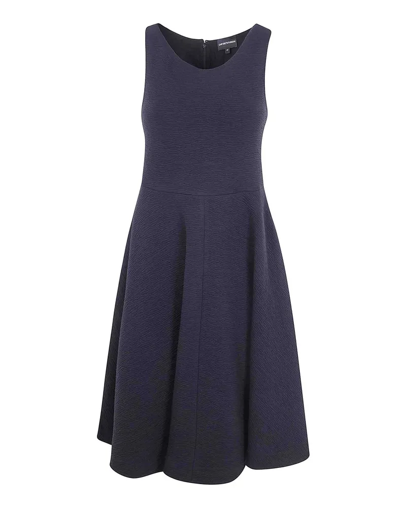 Emporio Armani Knielanges Kleid - Schwarz Schwarz