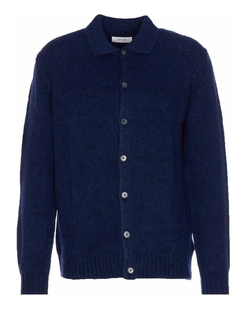 NN 07 Cardigan - Blau Blau