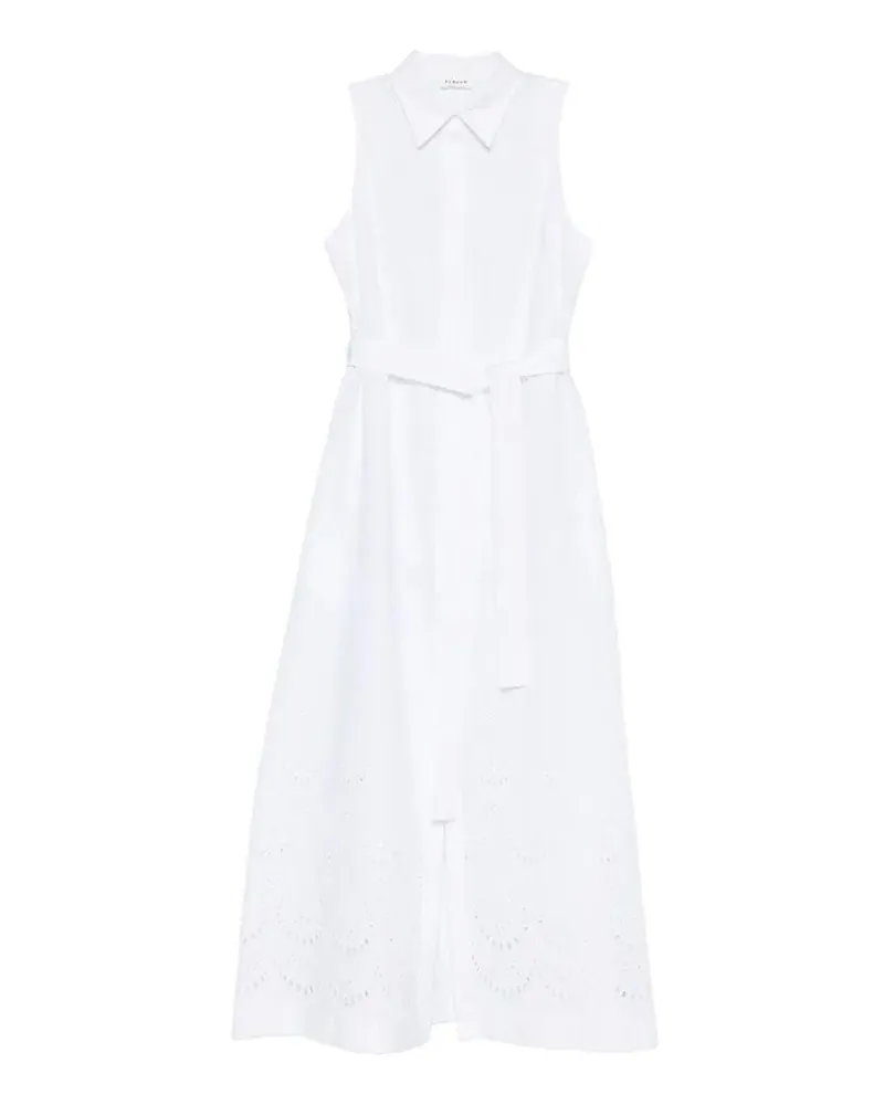 P.A.R.O.S.H. P. A.R. O.S. H. Knielanges Kleid - Weiß Weiß