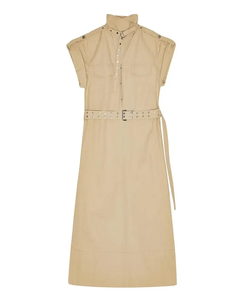 Ganni Maxikleid - Beige Beige