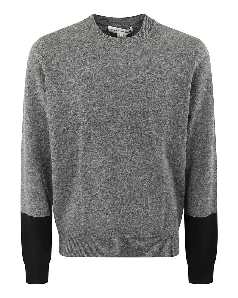 Comme des Garçons Rundhalspullover - Grau Grau