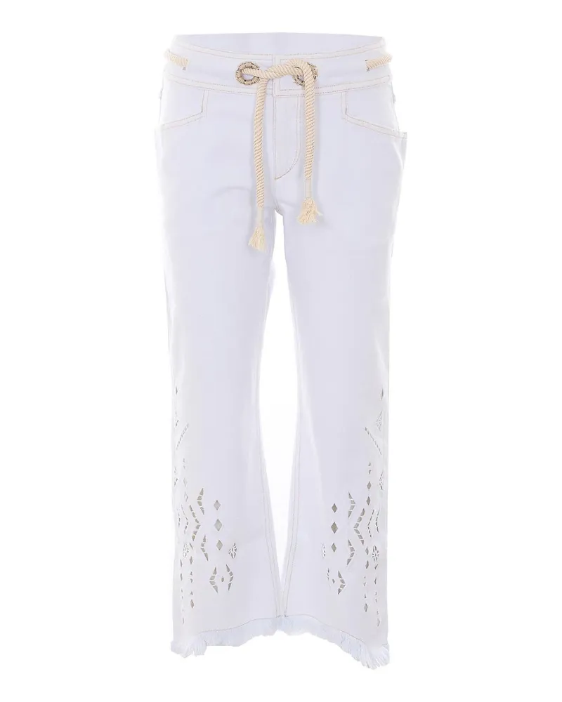 Isabel Marant Straight Leg Jeans - Weiß Weiß