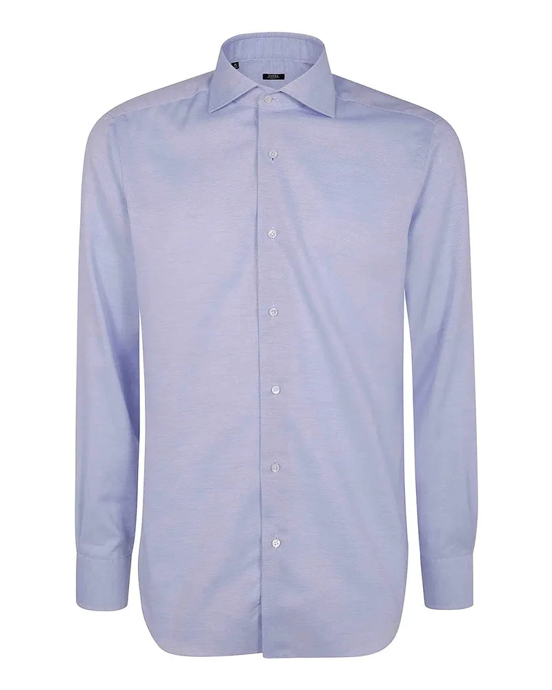 BARBA Hemd - Blau Blau