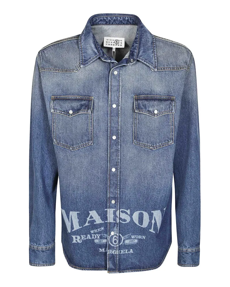 Maison Margiela Hemd - Blau Blau