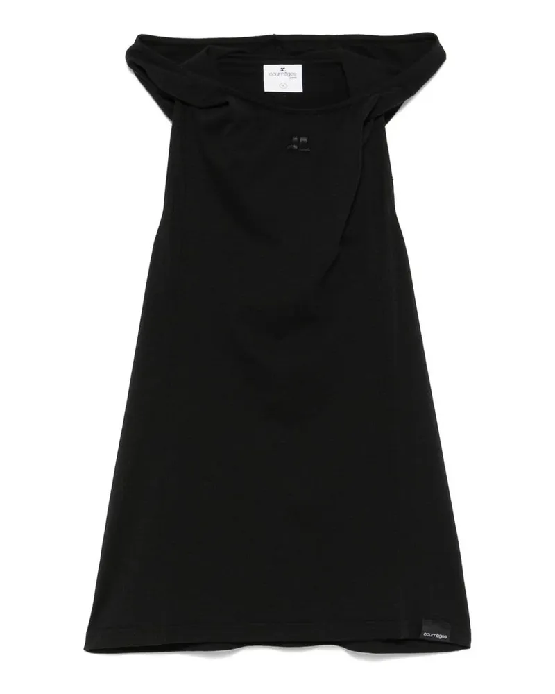 Courrèges Top - Schwarz Schwarz
