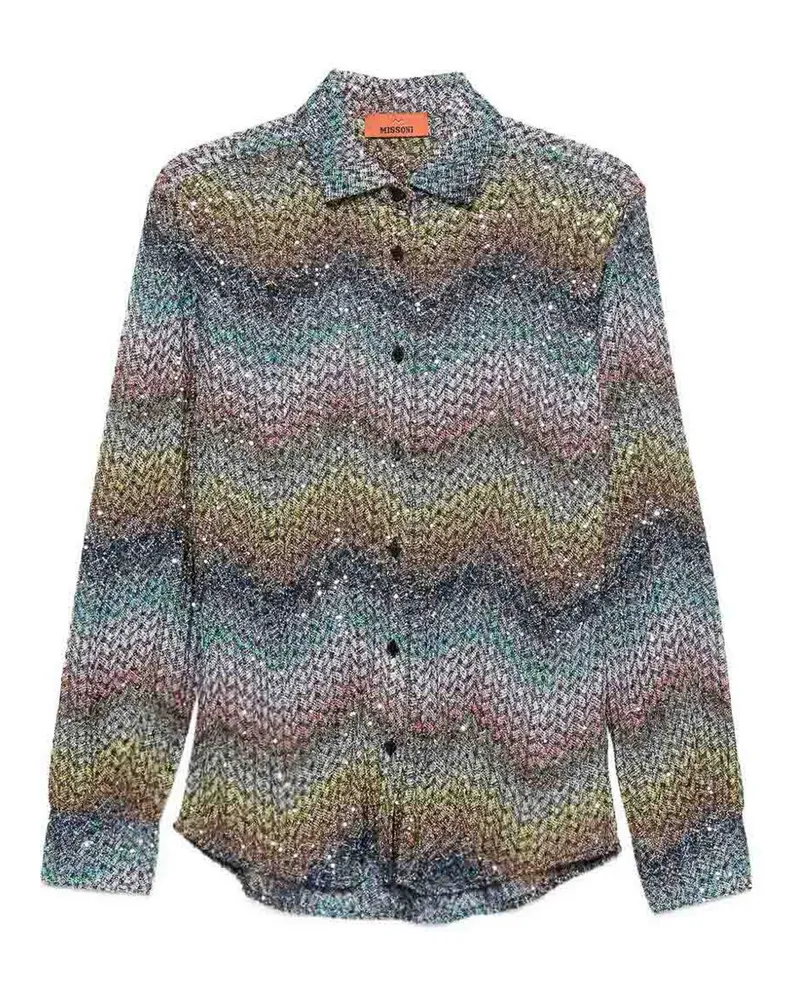Missoni Hemd - Blau Blau