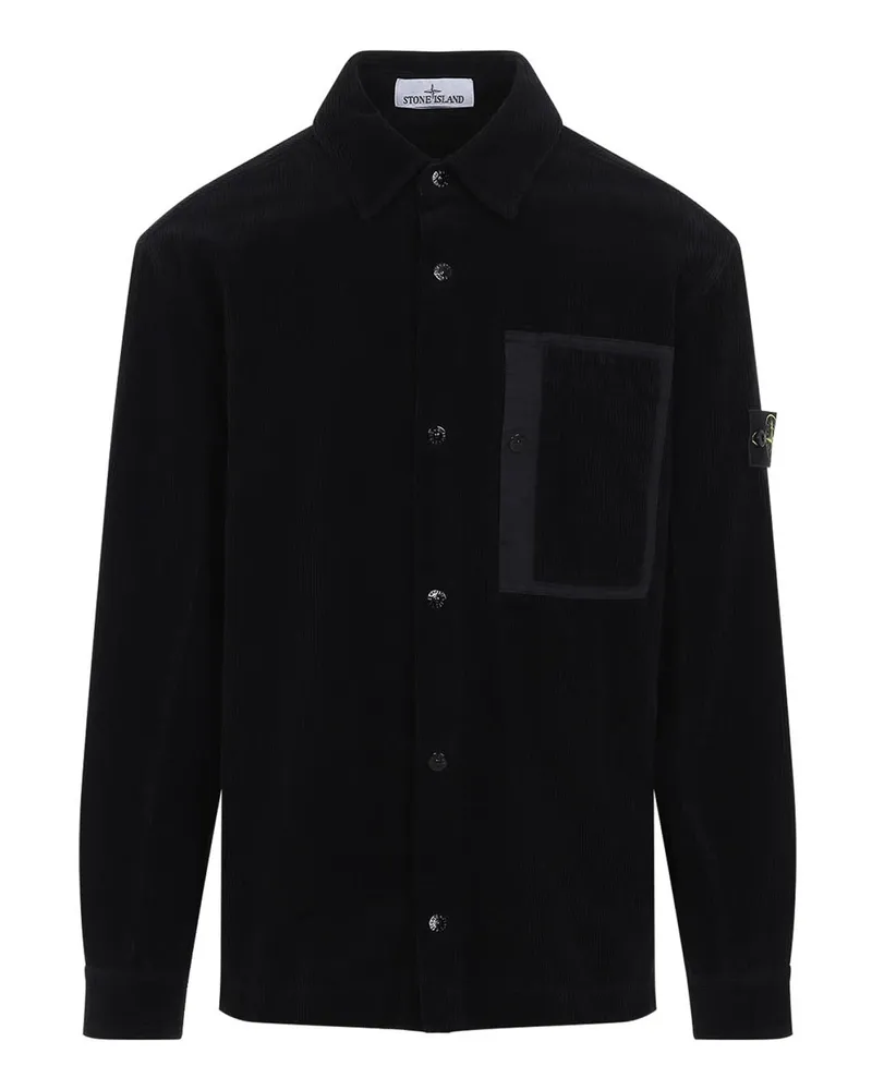 Stone Island Hemd - Schwarz Schwarz