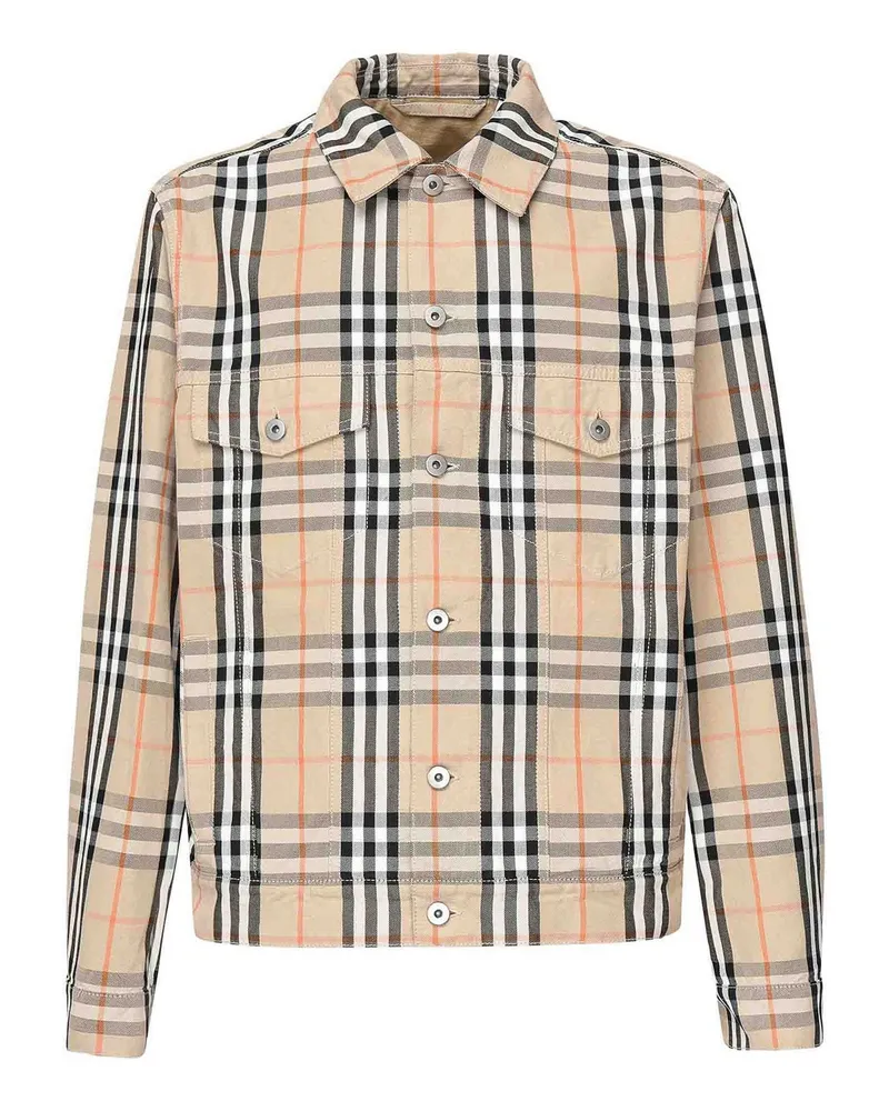 Burberry Casualjacke - Schwarz Beige