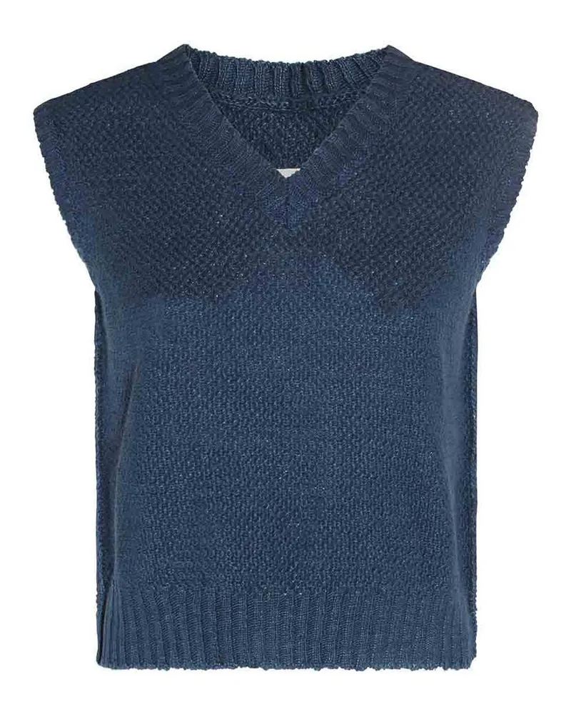 Maison Margiela Rundhalspullover - Blau Blau