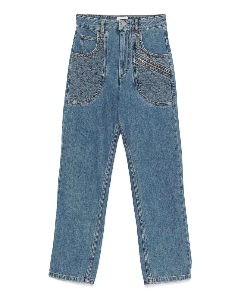 Isabel Marant Straight Leg Jeans - Blau Blau