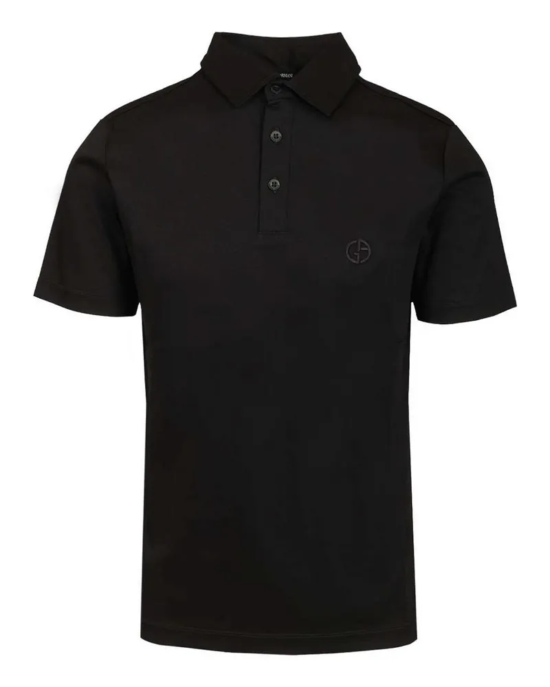 Giorgio Armani Poloshirt - Schwarz Schwarz