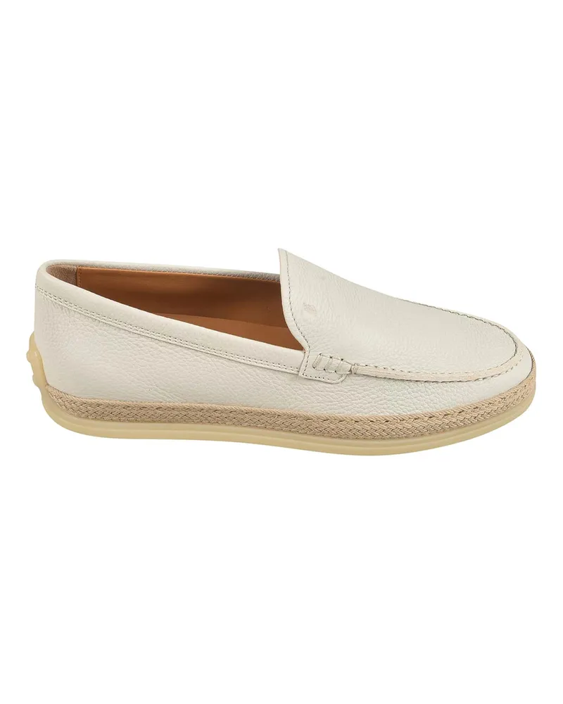 TOD'S Mokassins - Weiß Weiß