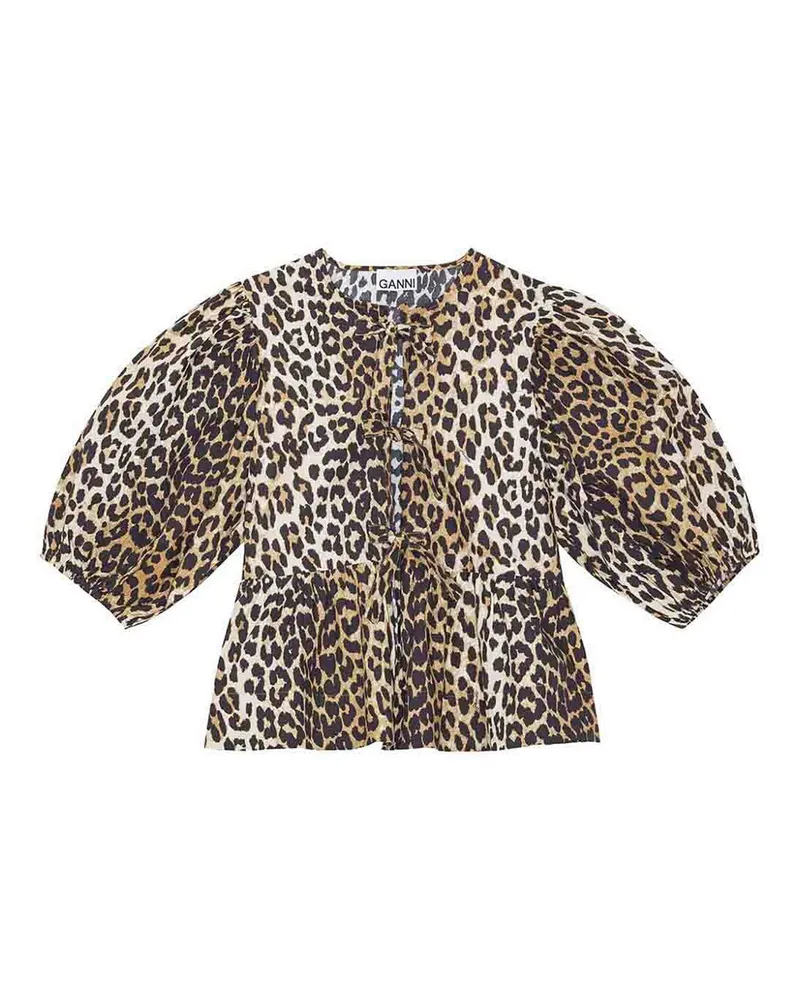 Ganni Bluse - Animal Animal