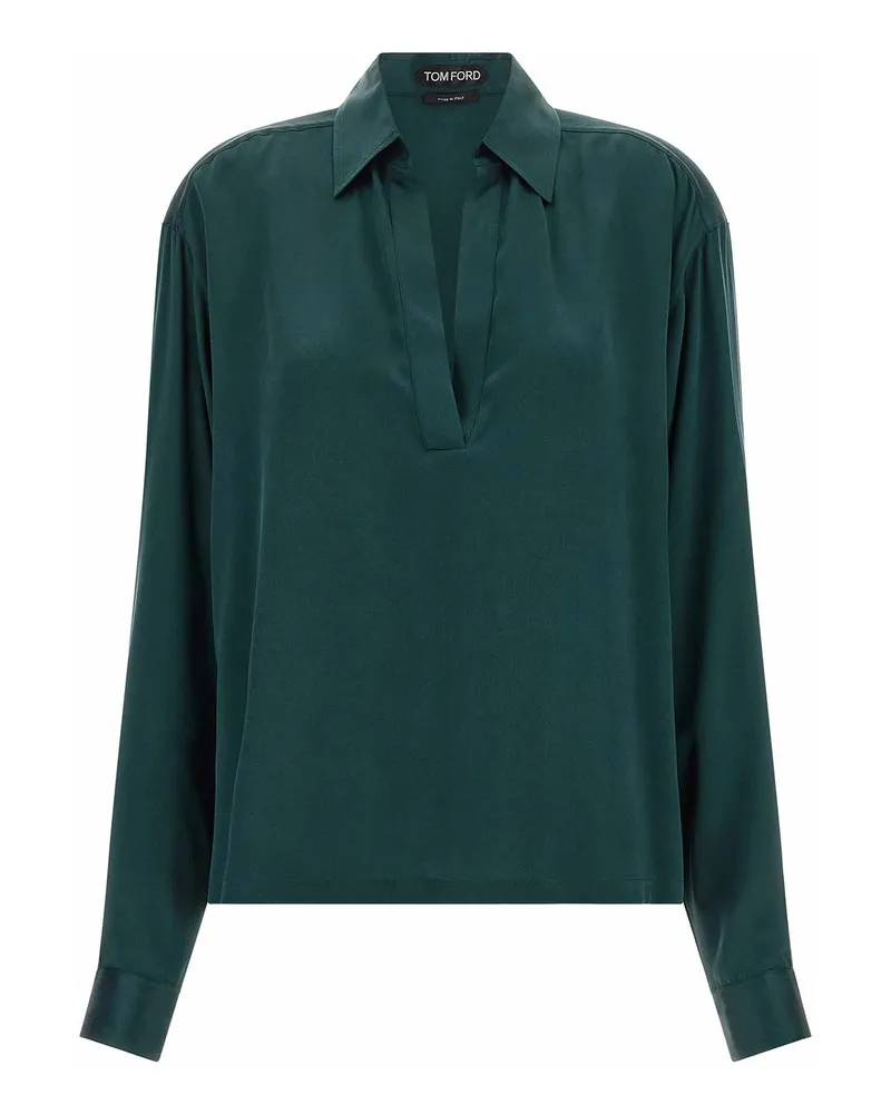 Tom Ford Poloshirt - Grün Grün
