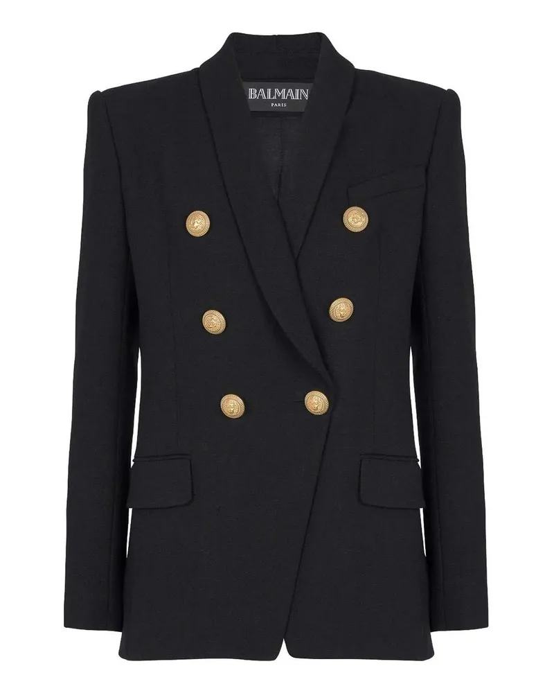 Balmain Casualjacke - Schwarz Schwarz