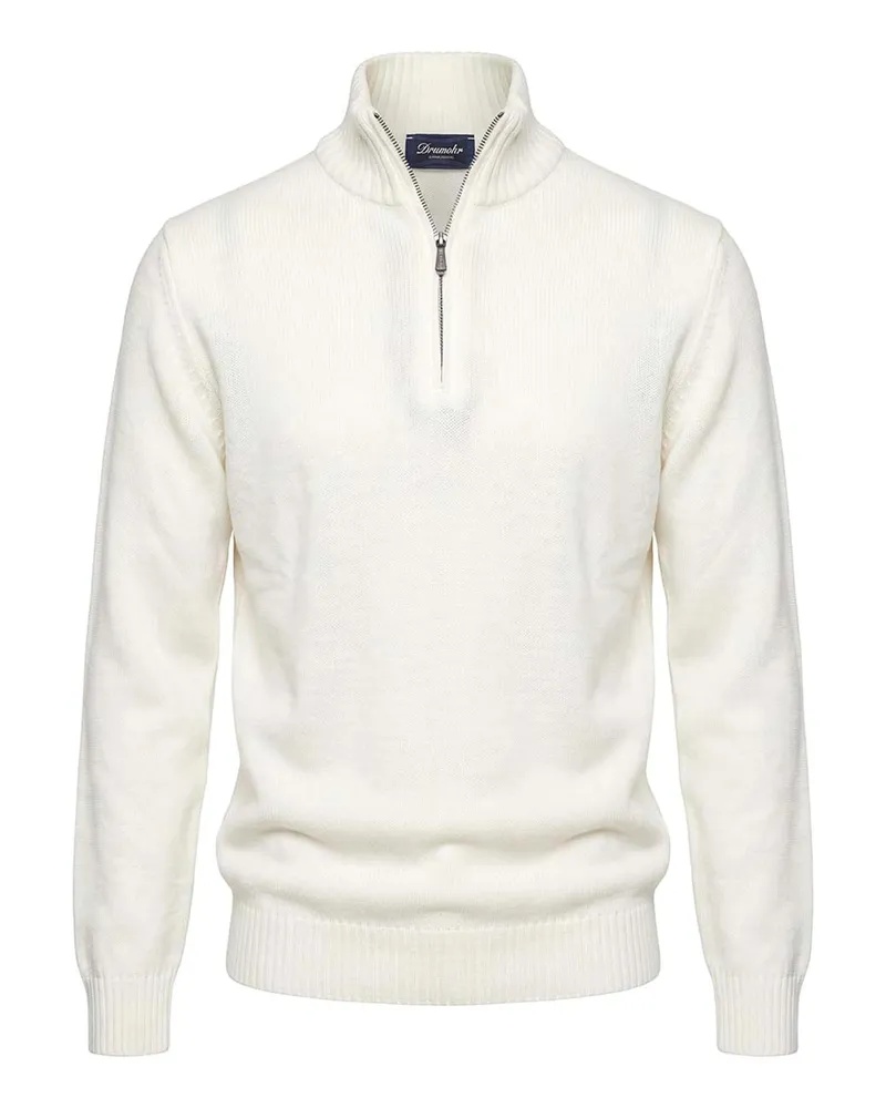 Drumohr  Rollkragenpullover - Weiß Weiß