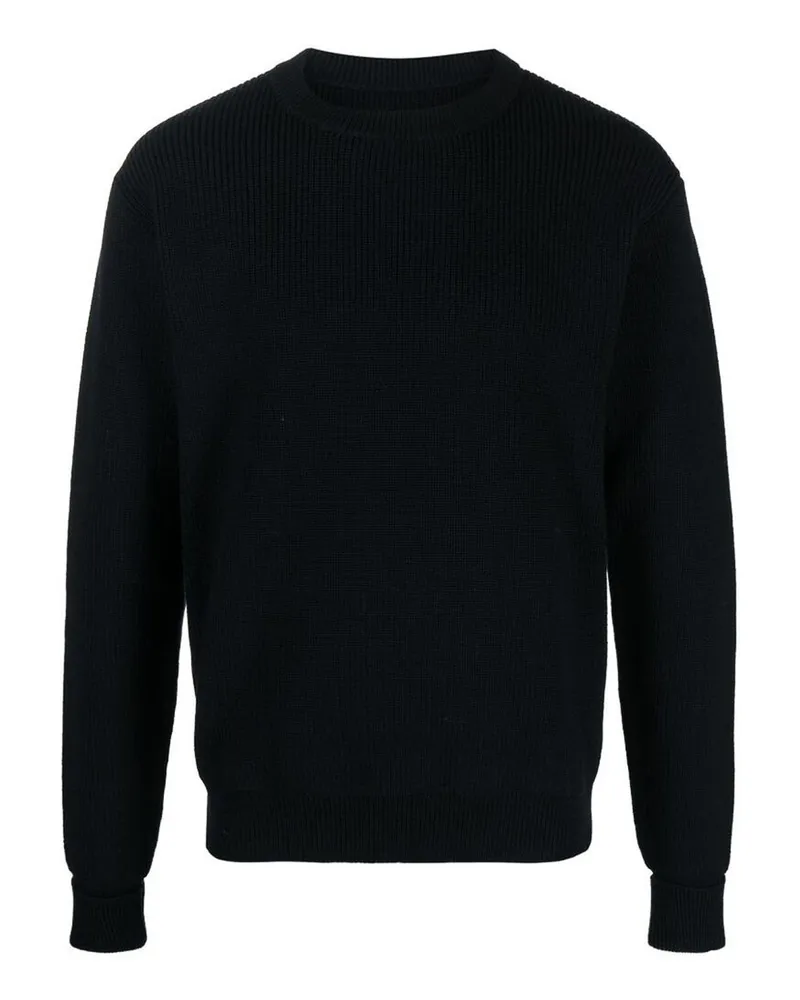 Jil Sander Rundhalspullover - Blau Blau