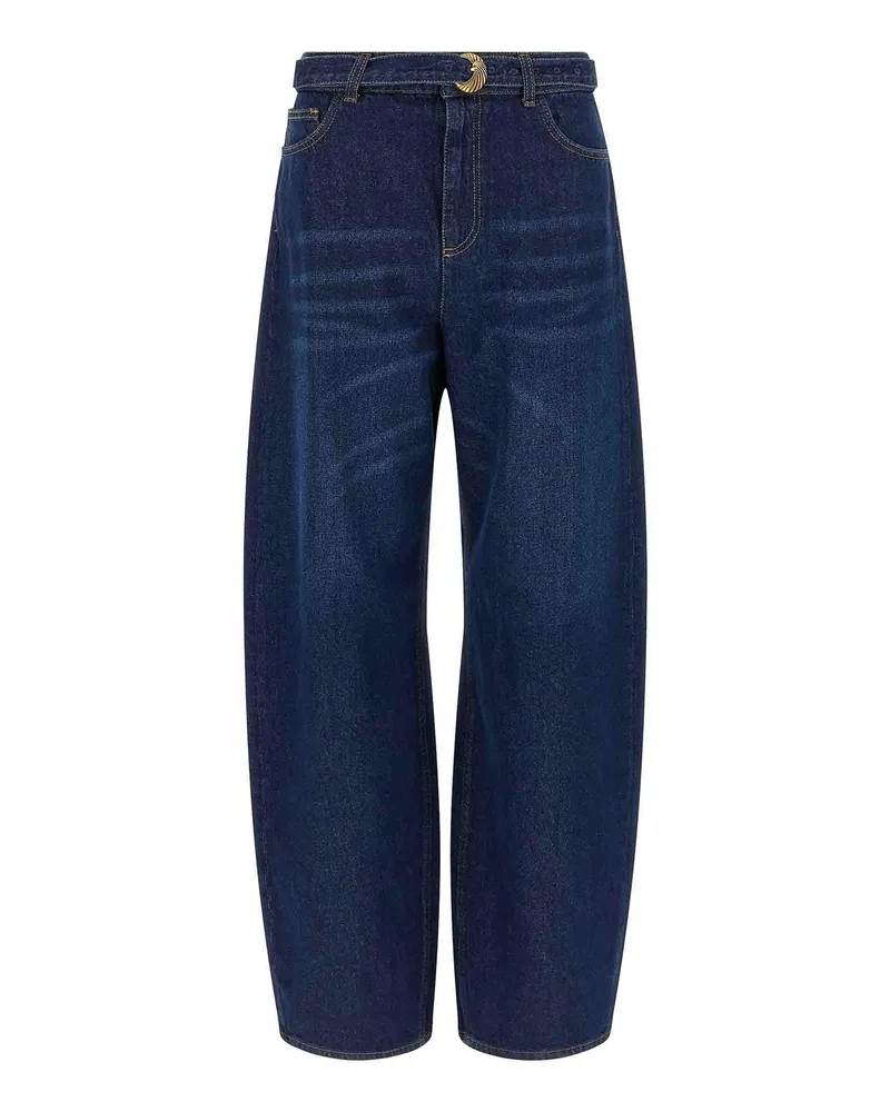Twin-Set Straight Leg Jeans - Blau Blau