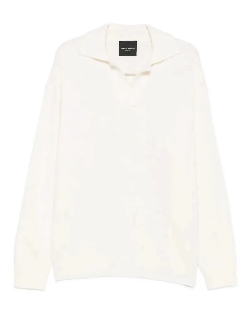 Roberto Collina Poloshirt - Weiß Weiß