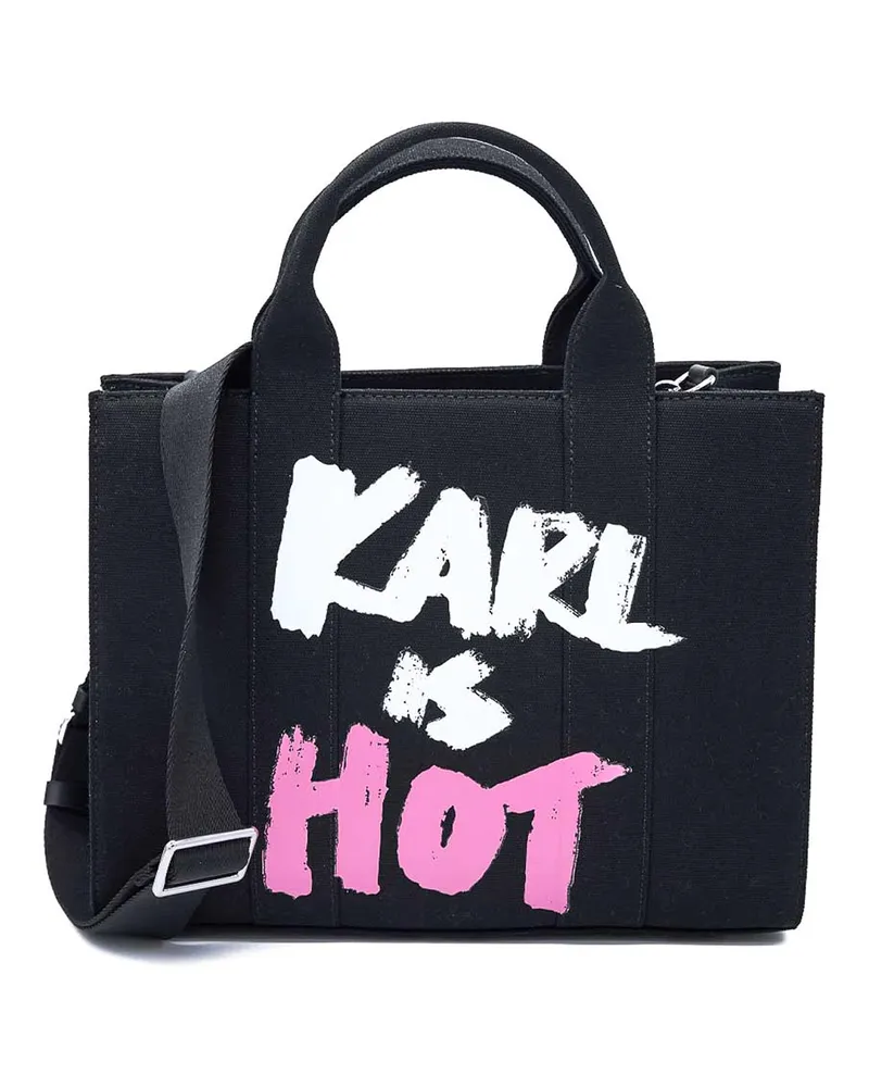 Karl Lagerfeld Shopper - Schwarz Schwarz