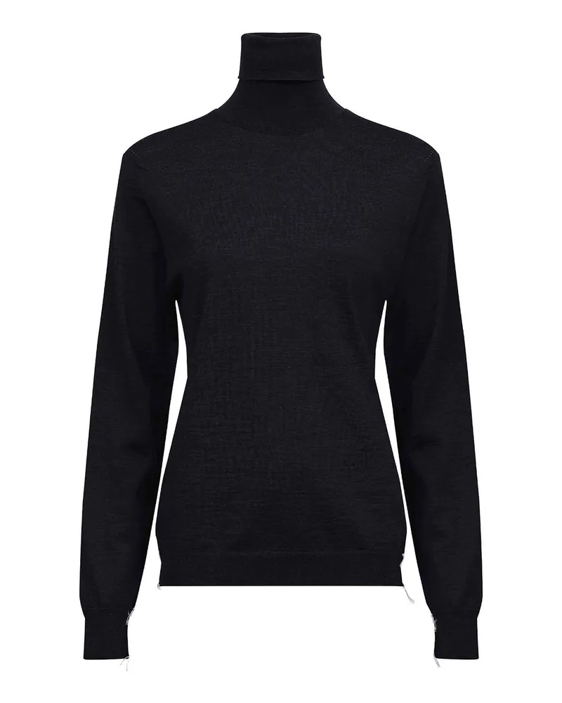 Maison Margiela Rundhalspullover - Schwarz Schwarz