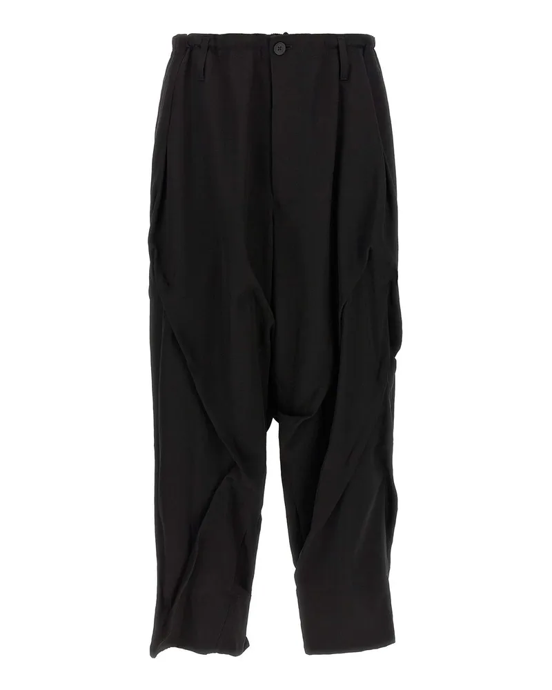 Yohji Yamamoto Casual Hose - Schwarz Schwarz