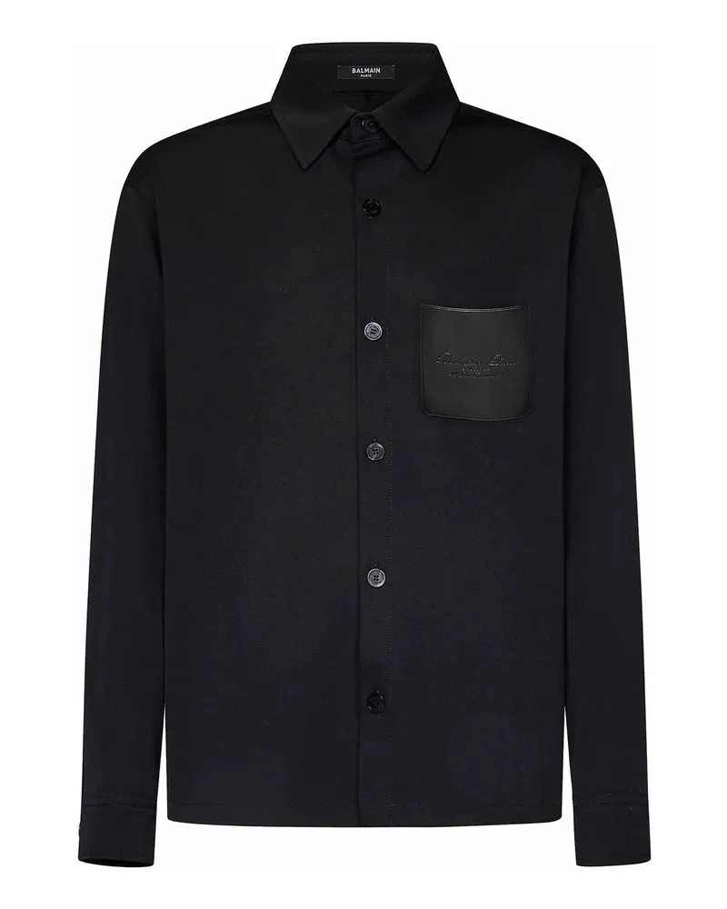 Balmain Hemd - Schwarz Schwarz