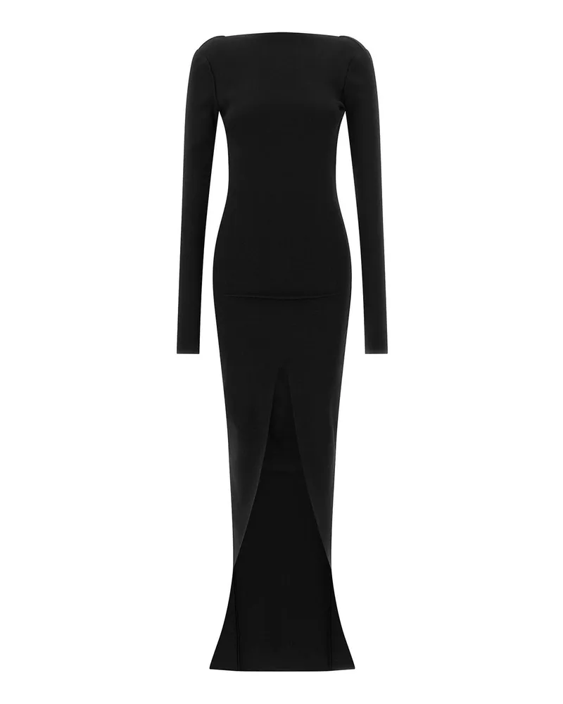 Rick Owens Knielanges Kleid - Schwarz Schwarz
