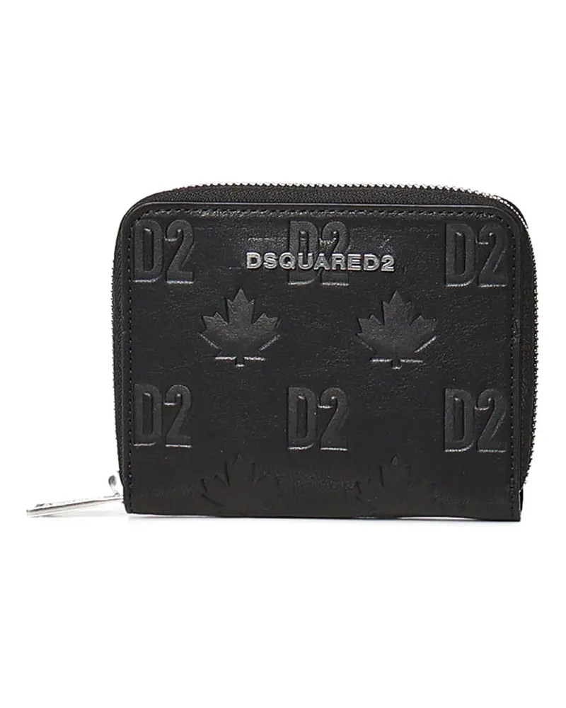 Dsquared2 Portemonnaie - Schwarz Schwarz