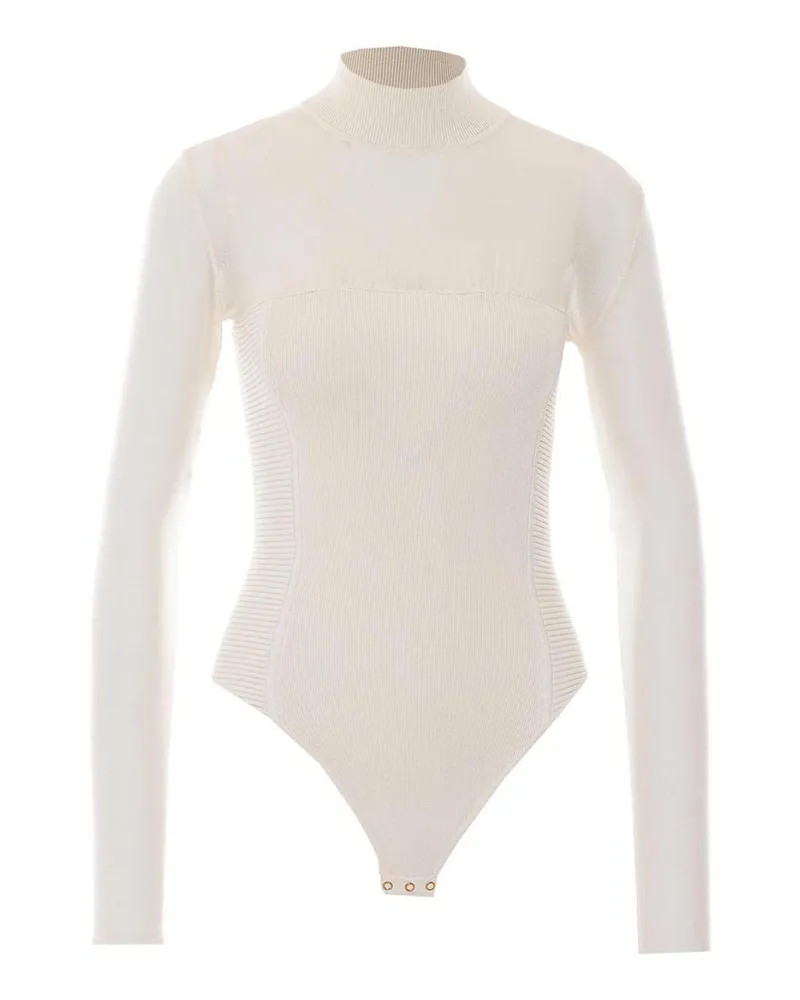 Elisabetta Franchi Top - Weiß Weiß