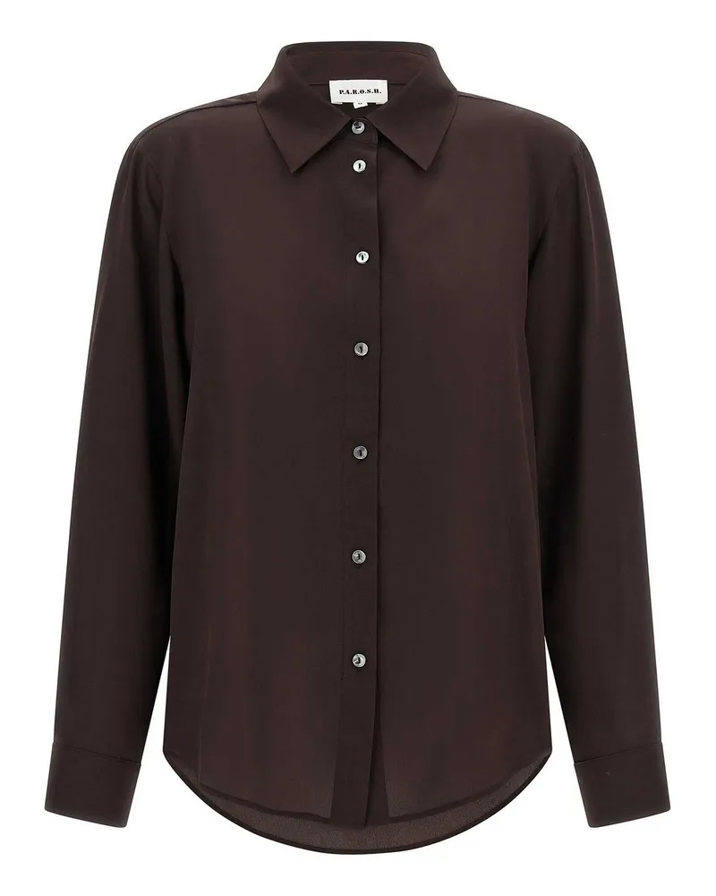 P.A.R.O.S.H. P. A.R. O.S. H. Hemd - Braun Braun