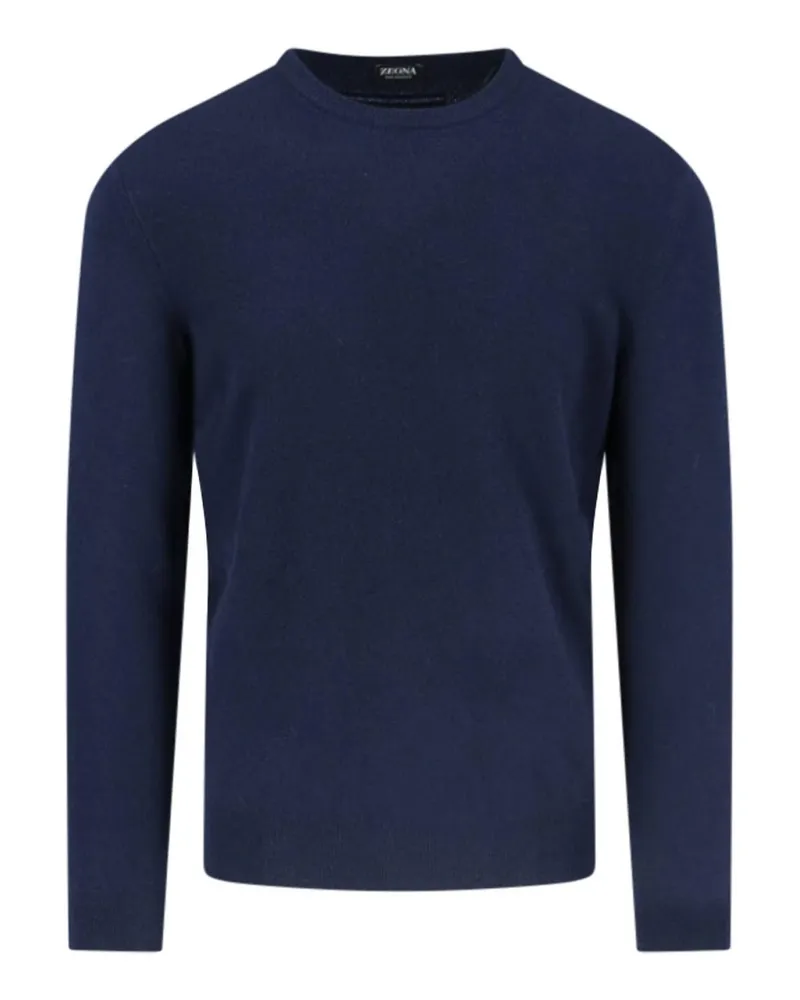 Ermenegildo Zegna U-Boot-Pullover - Blau Blau