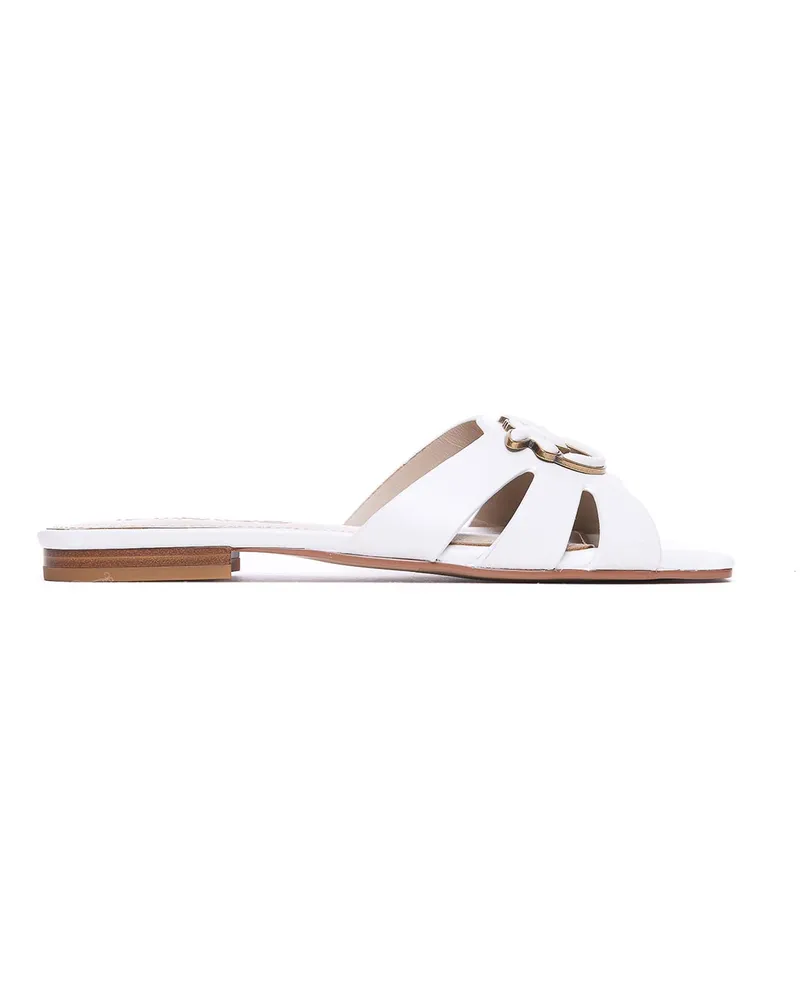 Pinko Slippers - Weiß Weiß