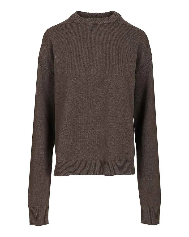 Rick Owens Rundhalspullover - Braun Braun