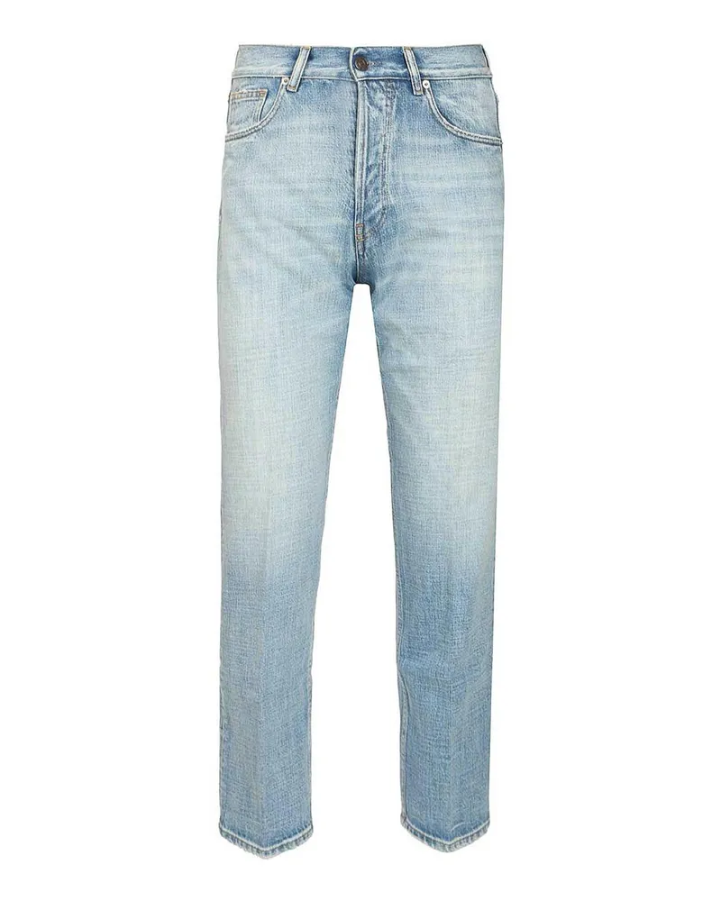 Mauro Grifoni Straight Leg Jeans - Hellblau Hellblau