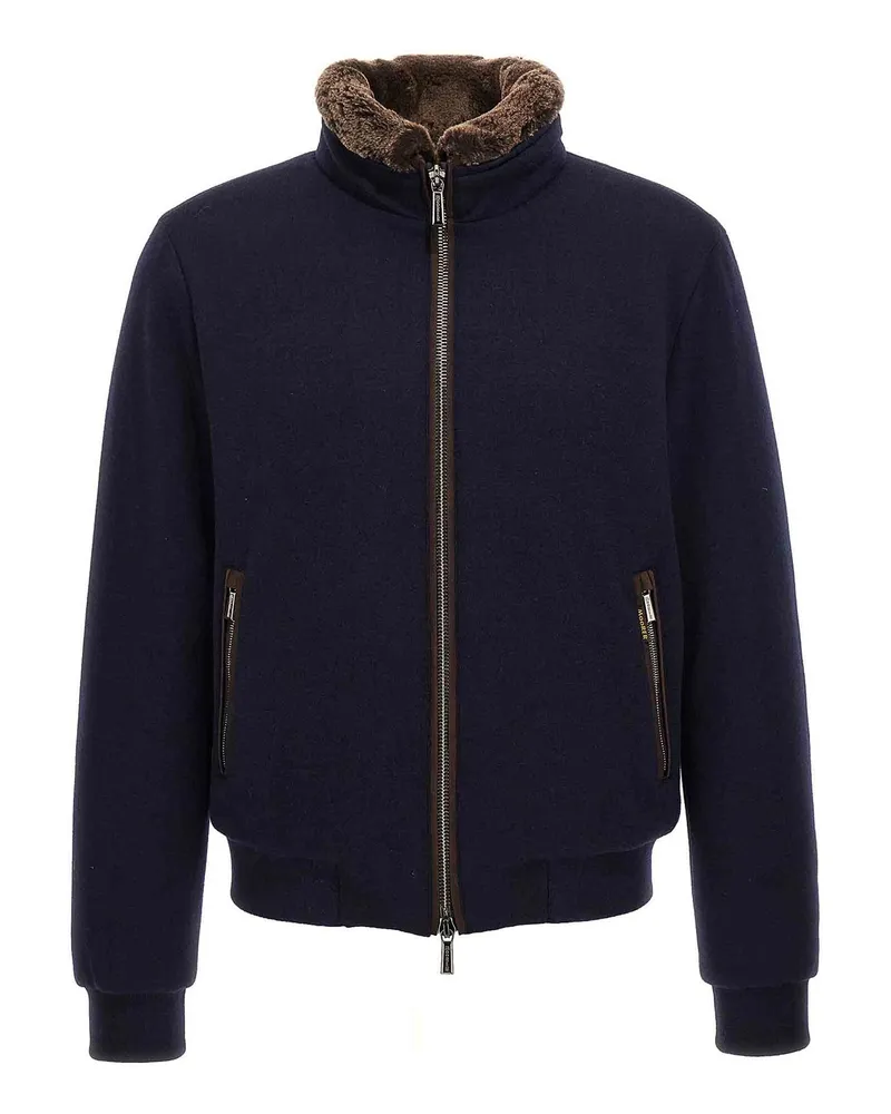 MOORER Bomberjacke - Blau Blau