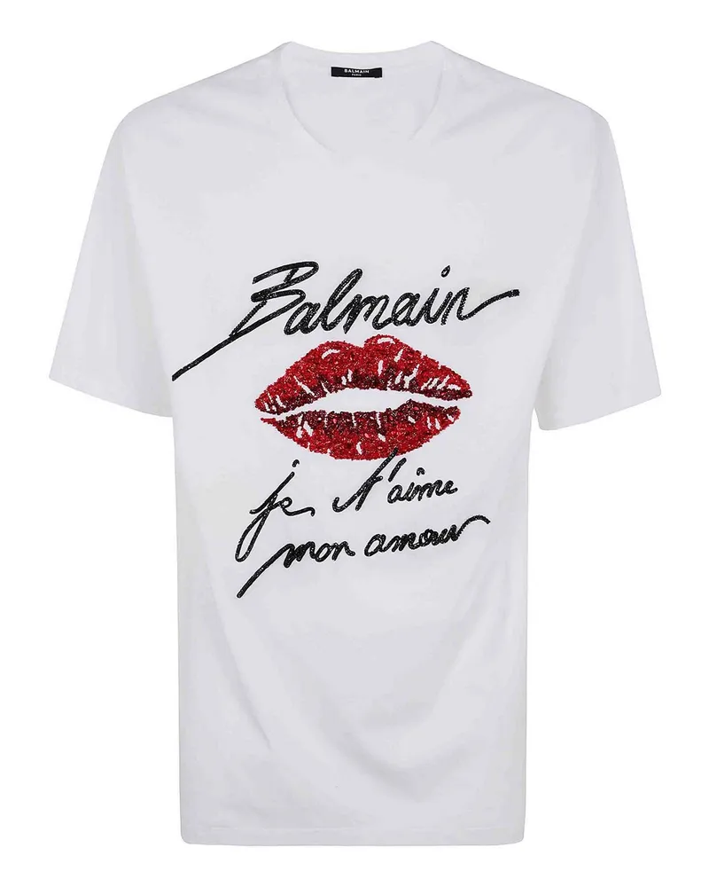 Balmain T-Shirt - Weiß Weiß
