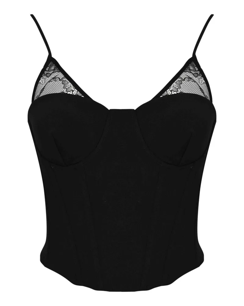 Patrizia Pepe Top - Schwarz Schwarz