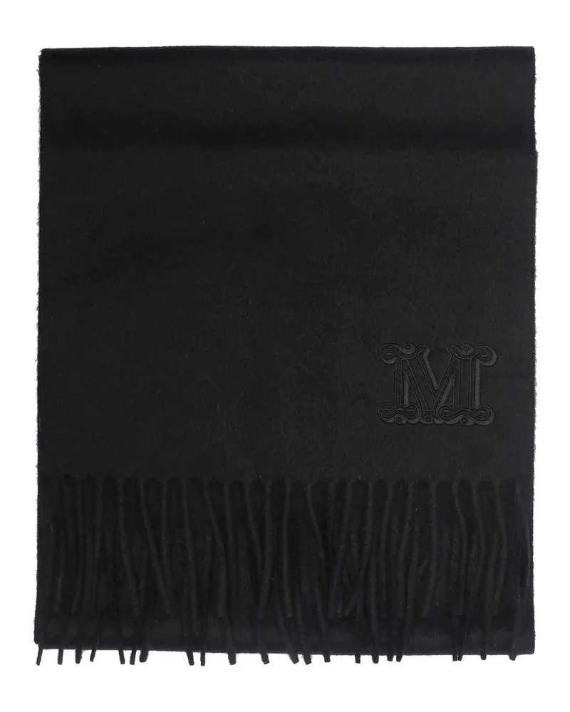 Max Mara Schal - Schwarz Schwarz