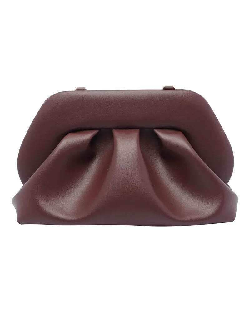 THEMOIRÈ Clutch - Dunkelrot Dunkelrot
