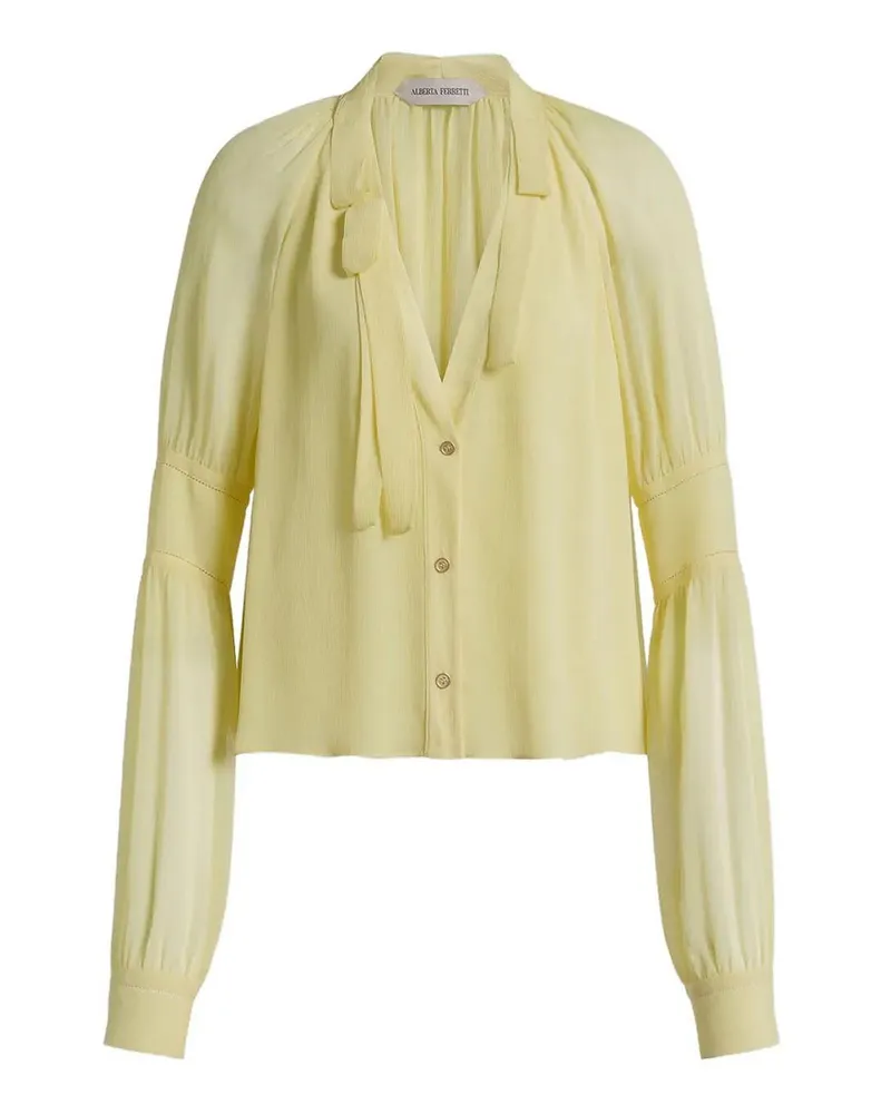 Alberta Ferretti Hemd - Gelb Gelb