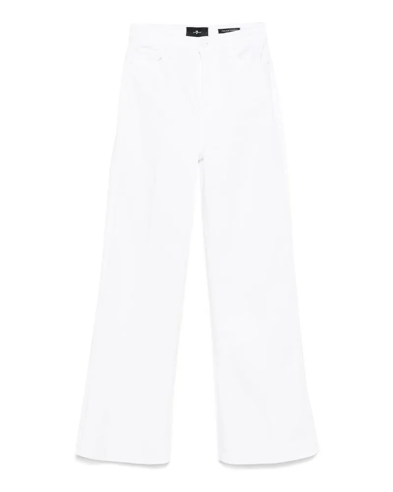 7 for all mankind Bootcut Jeans - Weiß Weiß