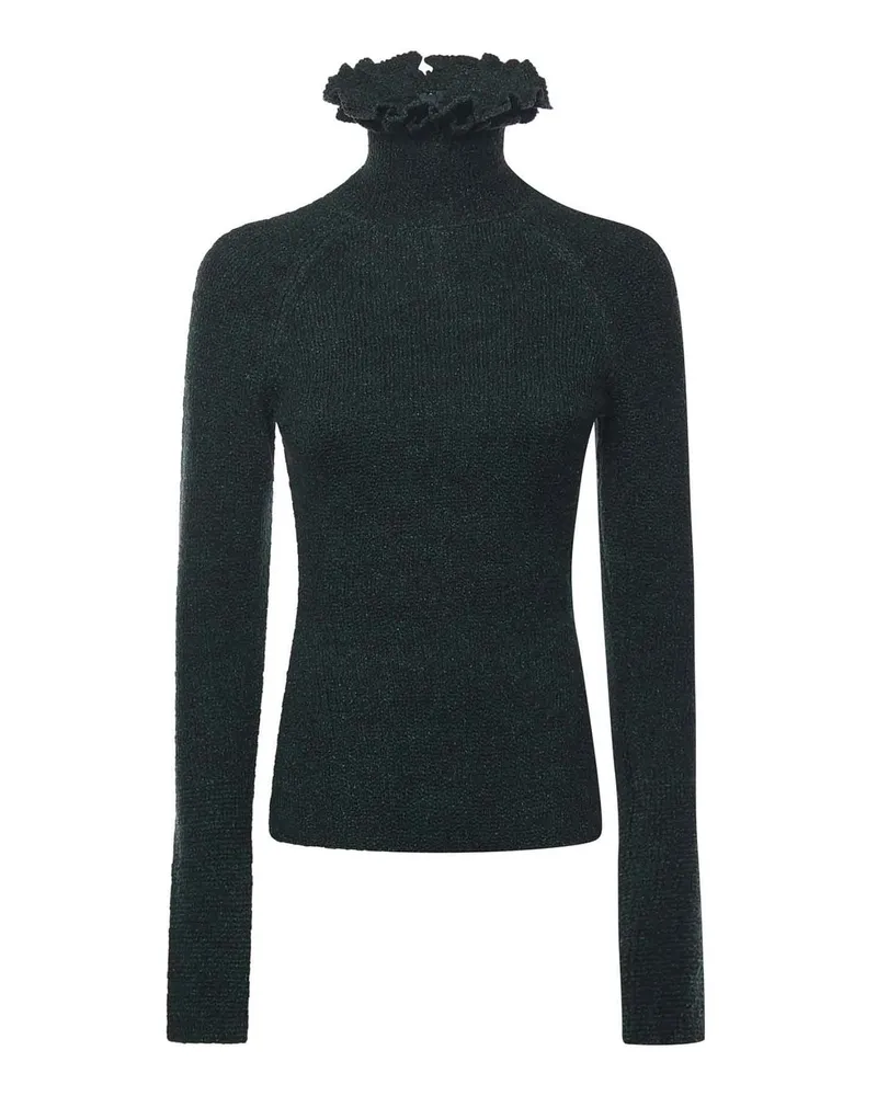 Alaïa Rollkragenpullover - Dunkelgrün Dunkelgrün