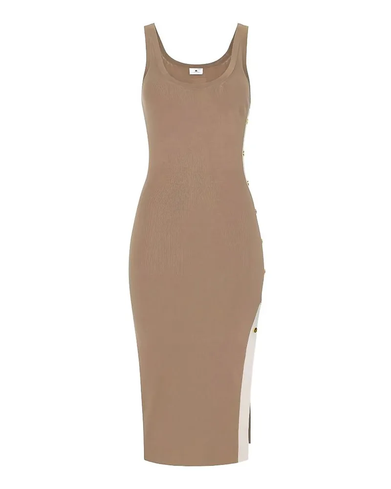 Elisabetta Franchi Knielanges Kleid - Braun Braun